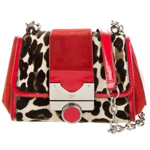 DVF Calf Hair Crossbody Bag